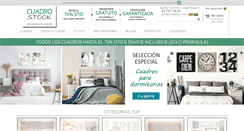 Desktop Screenshot of cuadrostock.com